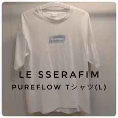 LE SSERAFIM PUREFLOW Tシャツ ホワイト L