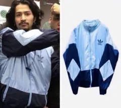 同色同型 adidas 90s ナイロンジャケット