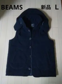 【美品】ビームスゴルフ　中綿キルティングダウンベスト　黒　L 美品】ビームスゴルフ 中綿キルティングダウンベスト 黒 L