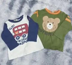 ミキハウス ロンT セット 長袖