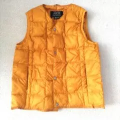 TAION ダウンベスト 140 オレンジ