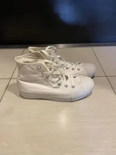 CONVERSE ALL STAR ハイカット スニーカー ホワイト 厚底