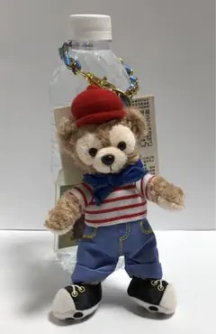上海ディズニー　ダッフィー　ぬいぐるみ　キーチェーン付き