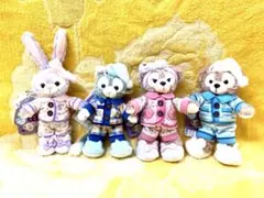 ♡ダッフィー＆フレンズ♡ぬいぐるみバッヂ♡オータムスリープオーバー♡2018年♡