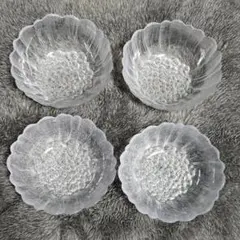 曽我ガラス小鉢 ボウル 内径12cm 4個セット 未使用品