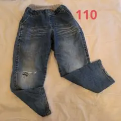 Something Good デニム長ズボン　110