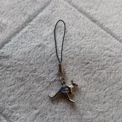 カンガルー型ストラップ オパール風