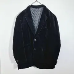 Callasious テーラードジャケット　コーデュロイ　ブラック　48　日本製