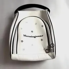 Munsingwear ゴルフ シューズケース ペンギン刺繍 ホワイト