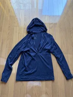 山と道 100% Merino Half Zip Hoody Mサイズ Navy - メルカリ