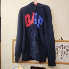 GAP ネイビー フルジップパーカー XXL