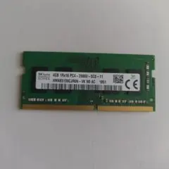 SKhynix ノート用メモリー　DDR4 4GB