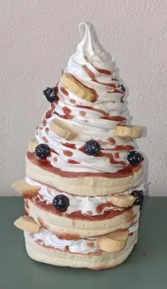 バナナキャラメリゼのパンケーキ☆フェイクスイーツ