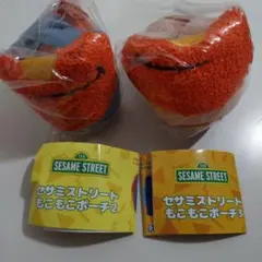 セサミストリート もこもこポーチ エルモ