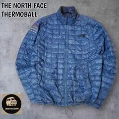 THE NORTH FACE企業刺繍ロゴTHERMOBALL中綿ライトジャケット