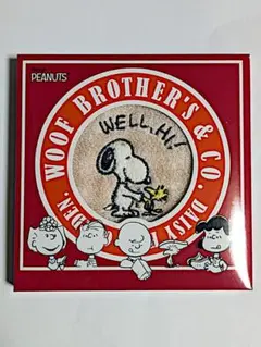 SNOOPYスヌーピー ボックスタオルハンカチ 未使用品西川製