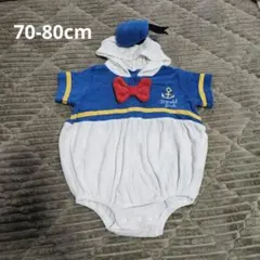ディズニー ドナルドダック ドナルド ロンパース 着ぐるみ 70-80cm