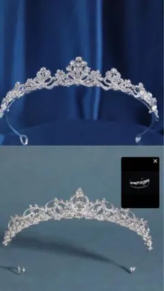 シルバークリスタルティアラ