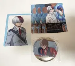 ヒロアカ 轟焦凍 缶バッジ クリアカード