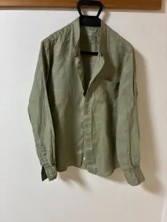 無印良品　リネン100%シャツ　サイズＬ