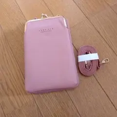 CARR KEN ピンク スマホショルダーバッグ