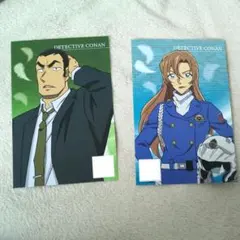 名探偵コナンストア 特典 ポストカード 萩原千速　横溝重悟 ハイウェイの堕天使