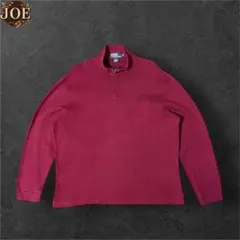 Polo by Ralph LaurenハーフジップトレーナーXL バーガンディ
