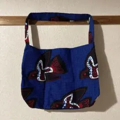 ◉ アフリカン プリント 鳥モチーフ バッグ アフリカ布 バティック