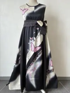 3380 着物　リメイク　ドレス　ワンピース