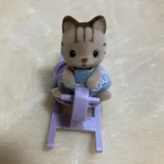 シルバニアファミリー　赤ちゃん＆木馬セット2 シマネコの赤ちゃんスコット