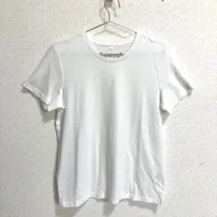 セシール　レディース　Tシャツ 半袖　シンプル　無地　ホワイトのサムネイル