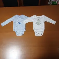 ロンパース　60　babyGAP H&M　3-6months 2点セット
