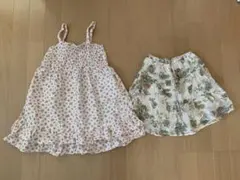 コムサイズム ワンピース グローバルワーク スカート 120 セット