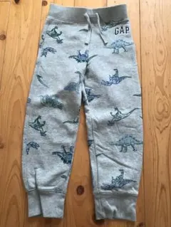 GAP 恐竜柄 グレー 長ズボン