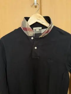 バーバリー　Burberry BRITポロシャツ 黒 長袖のサムネイル