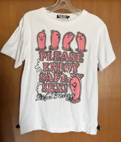 SEX POT ReVeNGe Tシャツ　Mサイズ　白　スキン柄　匿名配送のサムネイル