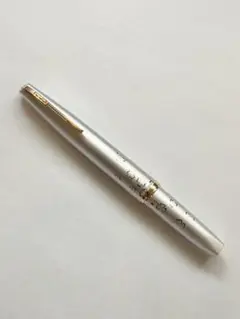 ペン先14K◇プラチナ 高級万年筆 PLATINUM 日本製 ホワイト1970s
