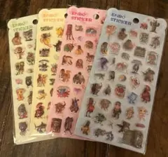 イタリアンブレインロット ぷくぷくシール 立体 ボンボンドロップシール　4枚