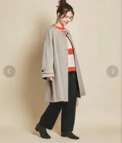 BEAUTY&YOUTH UNITED ARROWS ノーカラーコート