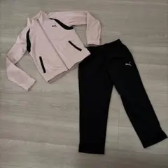 Puma ジャージセット ピンク ブラック150。