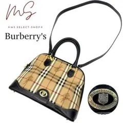 Burberry バーバリー 2way ショルダーバッグ ホースロゴ