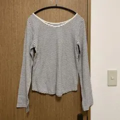 earth music & ecology 2way ボーダーカットソー