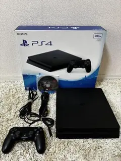 PS4 500GB CUH-2000A B01 Jet Black 本体 - メルカリ