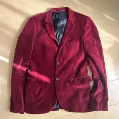 TOPMAN ベルベット テーラードジャケット UK36のサムネイル