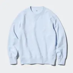 ユニクロ スウェットシャツ ライトブルー