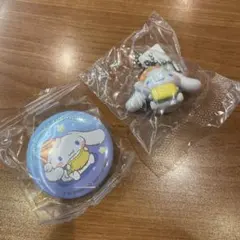 シナモロール 缶バッジ フィギュア　くら寿司