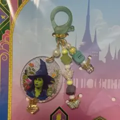 ウィキッド　ビーズキーホルダー エルファバ