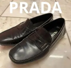 PRADA プラダ レザーローファー ブラックのサムネイル