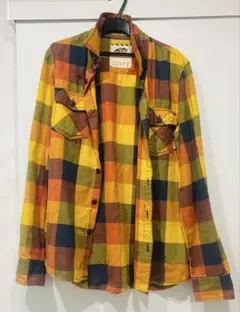VANS チェック柄 長袖シャツ Sサイズ　美品　中古