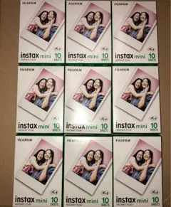 instax mini チェキ フィルム 10枚 未使用 未開封 9個セット